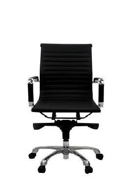 gp aero medium back pu office chair white 