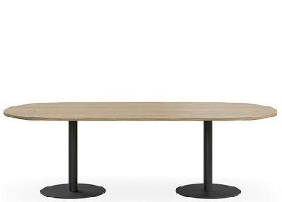 dd duo verse boardroom table 1800l x 900d / black powdercoated 