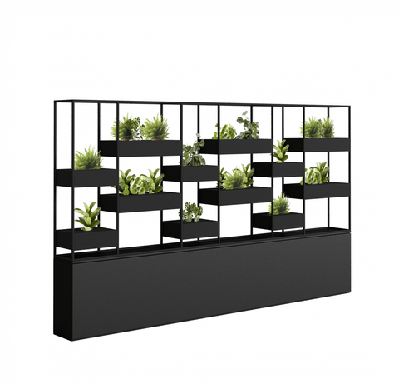dd offset vertical garden divider wall3600 mm / without plants