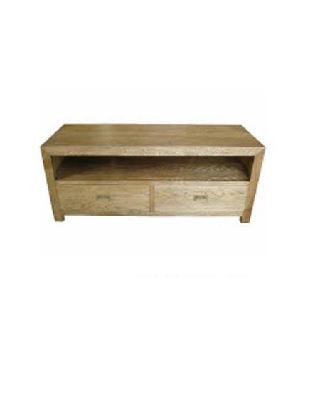 oak 2-drawer entertainment unit 