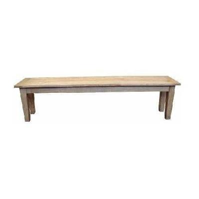 solid oak timber bench 