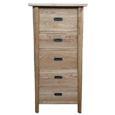 tiffany solid timber 5 drawer tallboy 