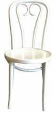 bentwood heart chair - white
