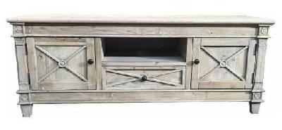 provins solid timber 2-doors 1-drawer entertainment unit 