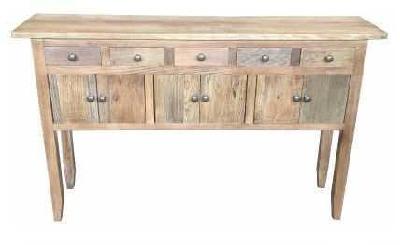 rudolph 5 drawer 6 door hall table 