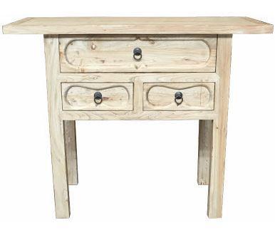 3-drawer hall table 