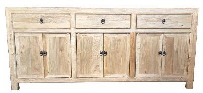 chinese antique reproduction 3-drawer 6-door sideboard 