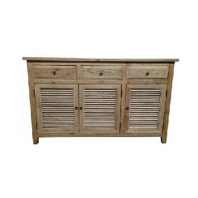 louvre 3 drawer & 3 door sideboard 