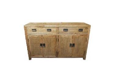 2 drawer 4 door oak buffet 