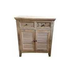rustic louvre 2 drawer & 2 door 