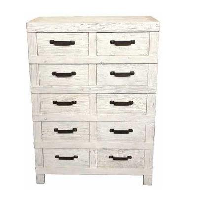 industrial iron 10 drawer chest 