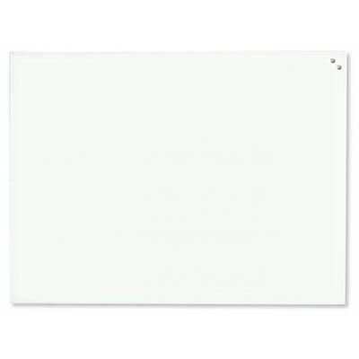 naga magnetic glassboard 600 x 800mm white 