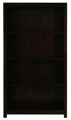 amsterdam bookcase wide mahogany 