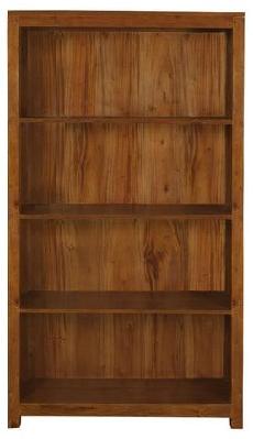amsterdam bookcase wide mahogany 