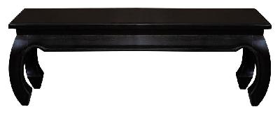 dynasty opium leg bench 128 x 35 cm chocolate 