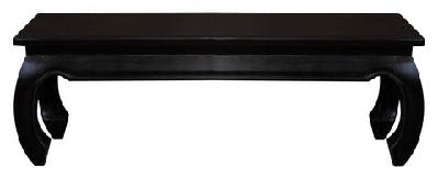 dynasty opium leg bench 128 x 35 cm chocolate 
