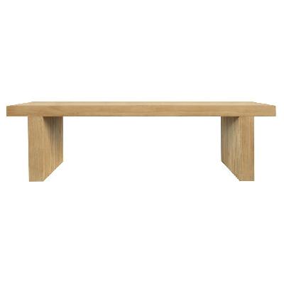 brentwood solid mindi bench walnut 