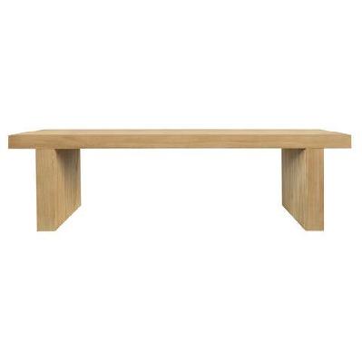brentwood solid mindi bench natural 