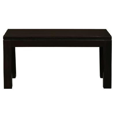 tilda solid mahogany bench (small) 90 x 35 cm chocolate 