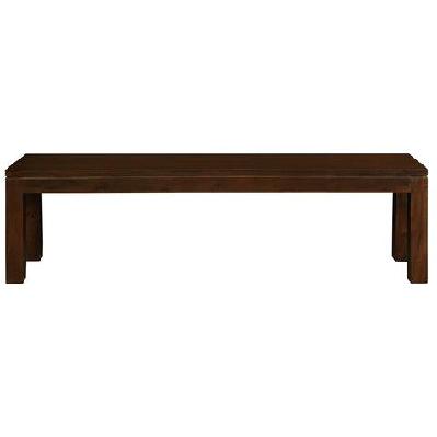 tilda solid mahogany bench (large) 158 x 35 cm light pecan 