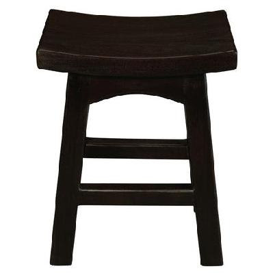 tokyo solid mahogany timber footstool mahogany 