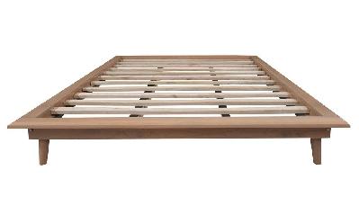 gatsby queen size platform bed base (natural) 