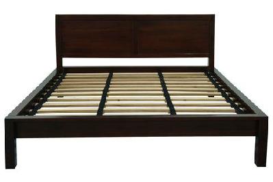 amsterdam queen bed mahogany 