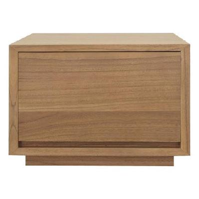 oscar 1 drawer low bedside table 