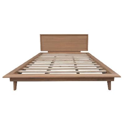 gatsby platform queen bed (walnut) 