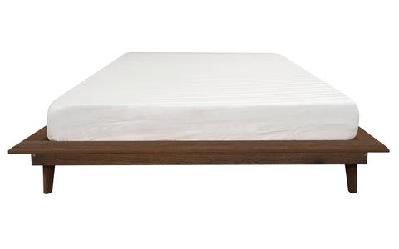 gatsby solid timber platform bed frame natural 