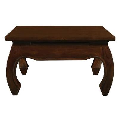 dynasty opium leg coffee table mahogany / small 