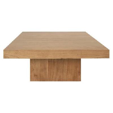 hudson solid mindi coffee table natural 