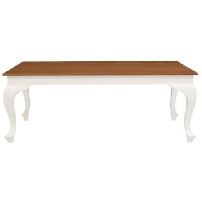 queen anne coffee table white 