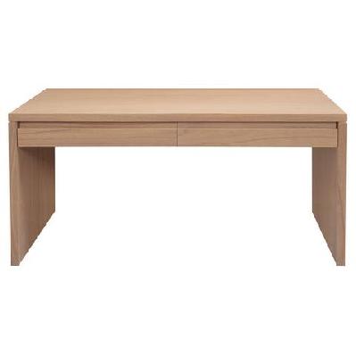 apollo 2 drawer writing desk natural 