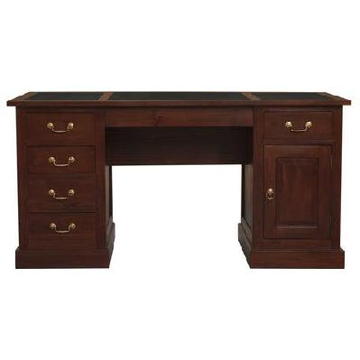 tasmania executive desk 1 door 6 drawer mahogany 