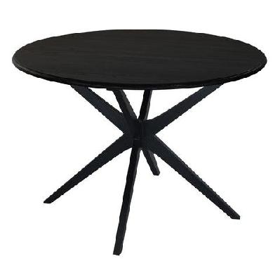 dion solid oak round dining table white 