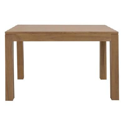 amsterdam solid mindi timber dining table 120 x 70 cm (natural) natural 
