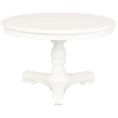 tasmania round dining table 120cm white 