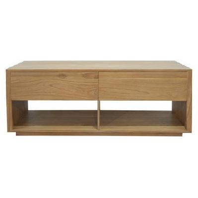 oscar 2 drawer entertainment unit natural 
