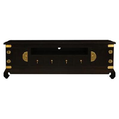 dynasty 2 door 4 dvd drawer low entertainment unit chocolate 