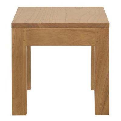 amsterdam solid mindi timber lamp table (natural) 