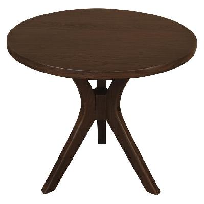 gatsby round side table - large (walnut) 