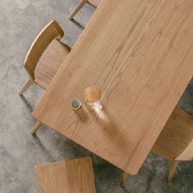 nobu solid oak dining table - medium 