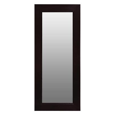 manhattan solid mahogany standing mirror 65 x 150 cm chocolate 