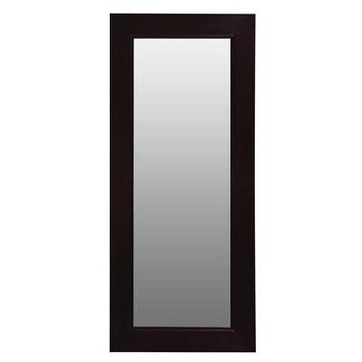 manhattan solid mahogany standing mirror 65 x 150 cm light pecan 