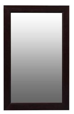 ascot solid mahogany timber frame mirror mahogany / 120.0 x 100.0 cm 