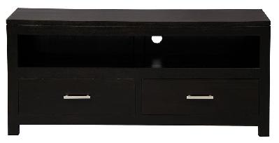 paris 2 drawer entertainment unit (chocolate) 