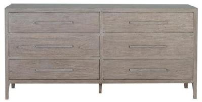 dion 6 drawer chest gray 