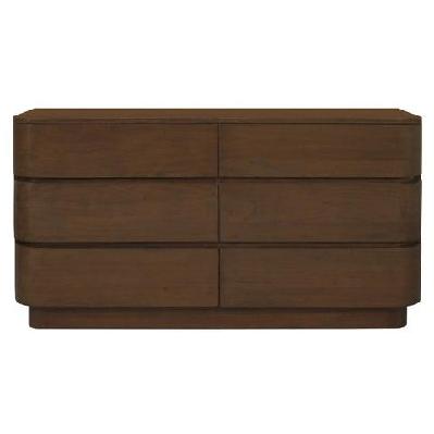 gatsby 6 drawer dresser walnut 