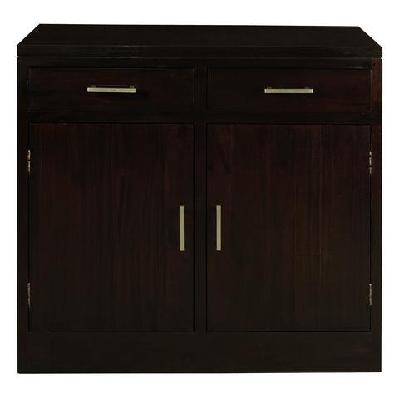 paris 2 door 2 drawer buffet chocolate 